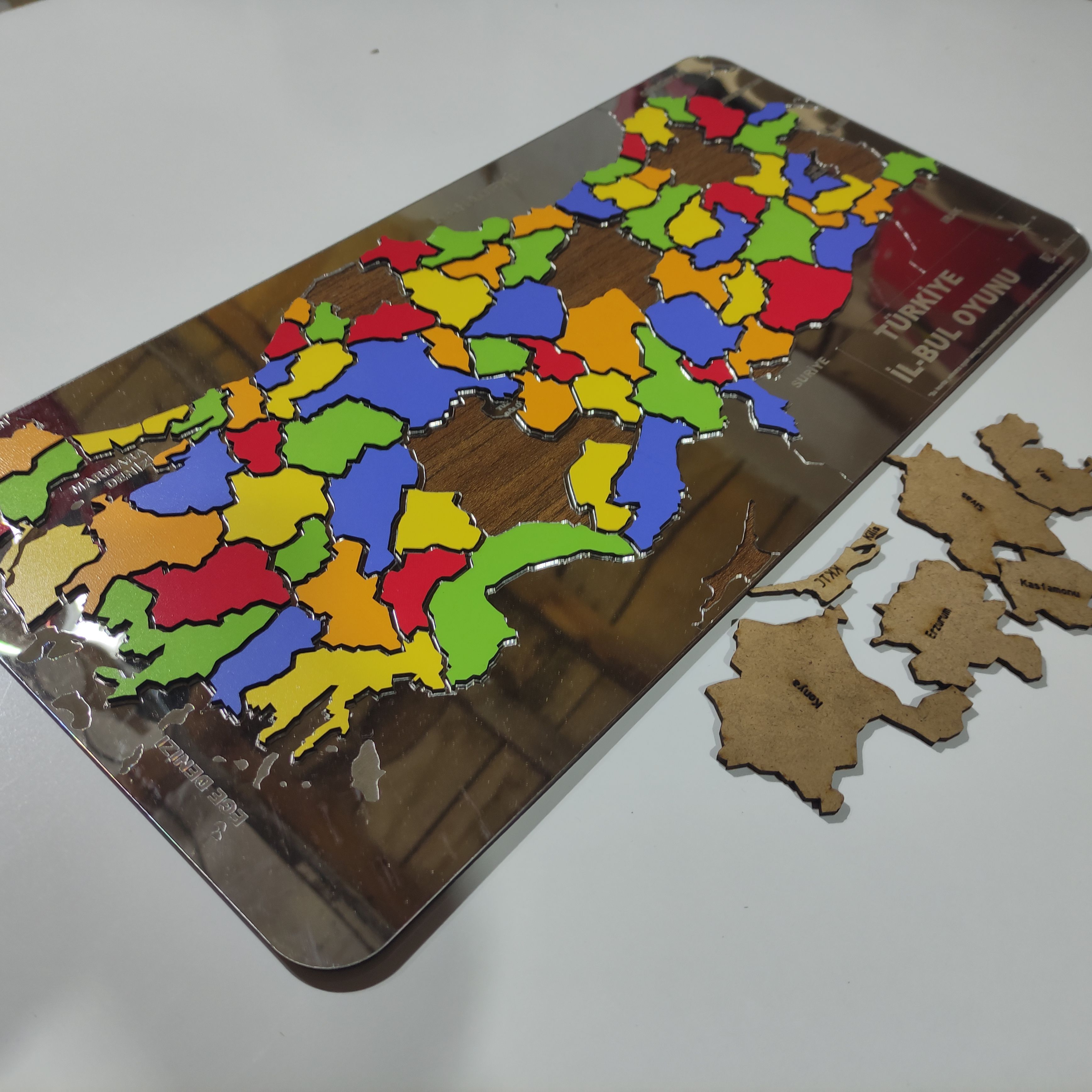 Türkiye Bil-Bul Puzzle Yapboz Oyunu 