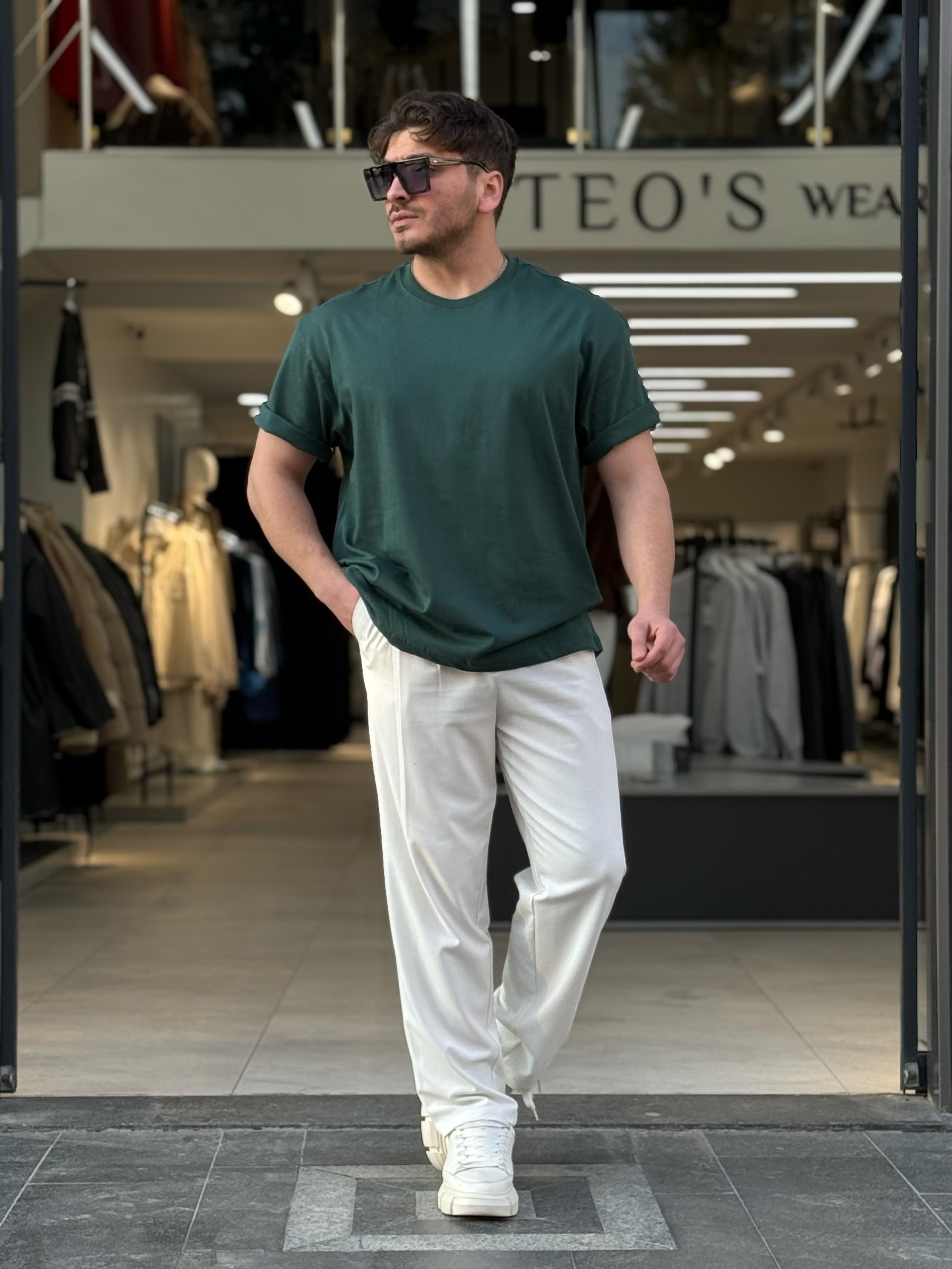 Oversize Tshirt - Yeşil