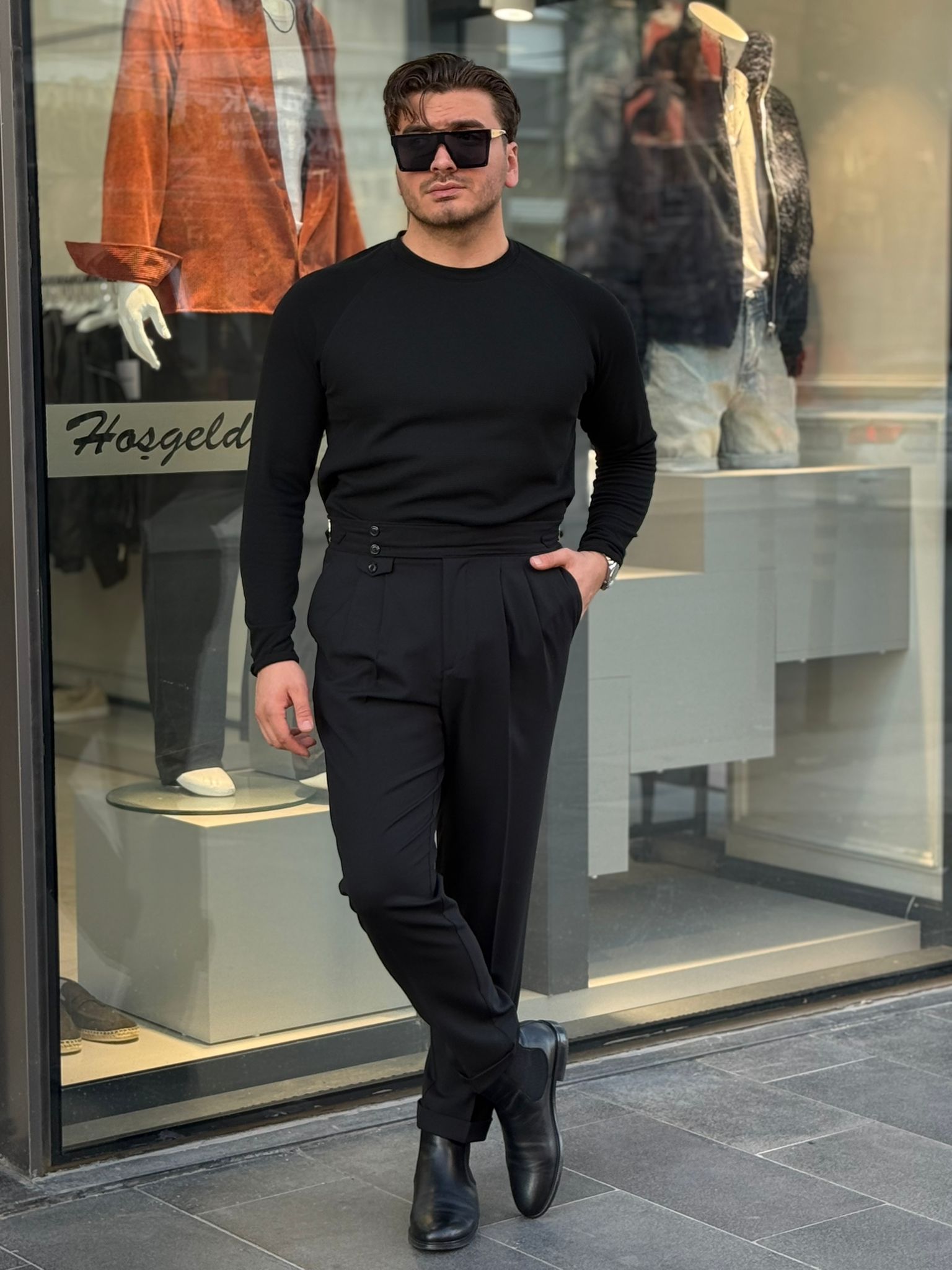 Kol Çizgili Sweatshirt