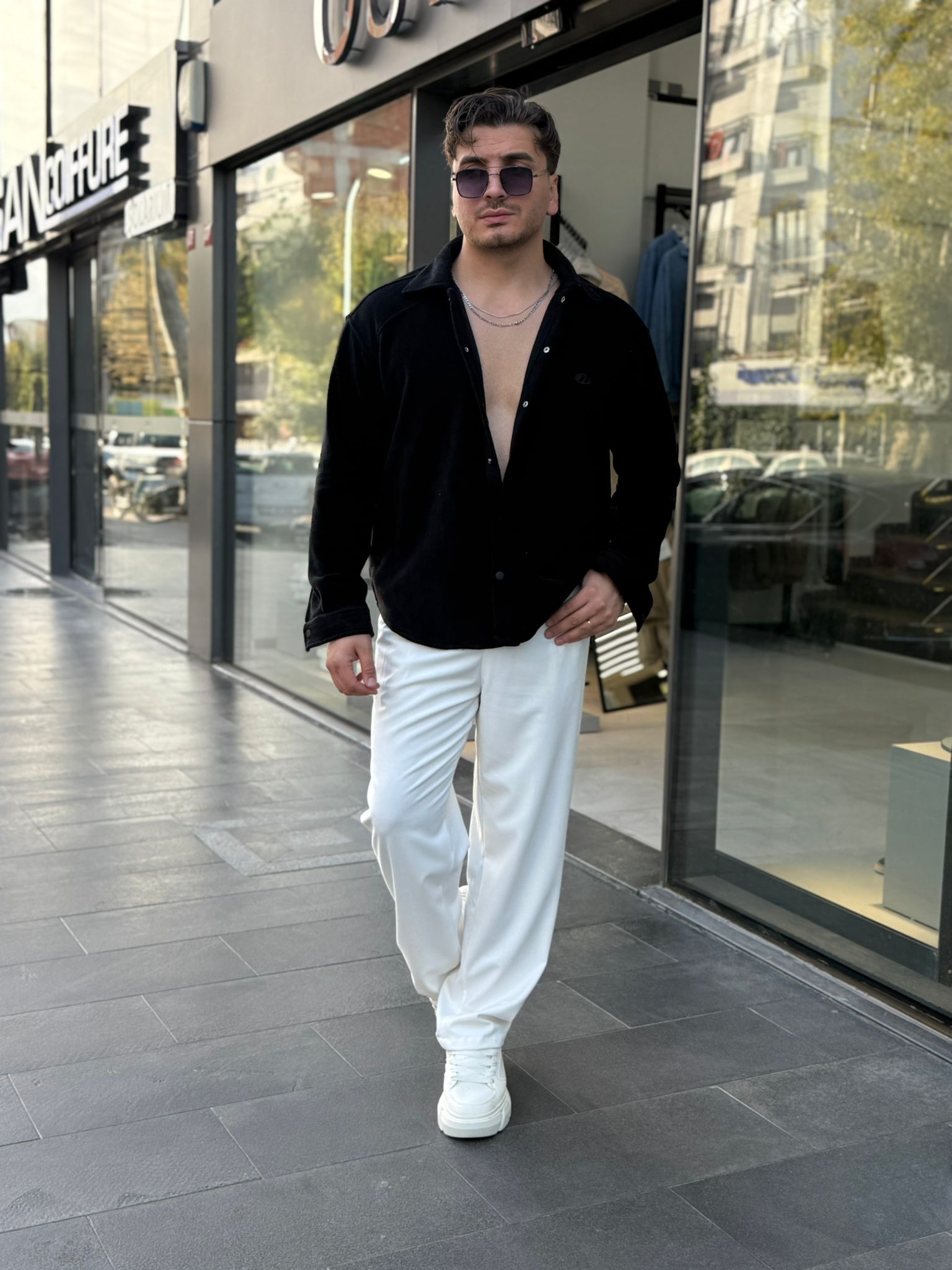 Baskılı Yün Hırka