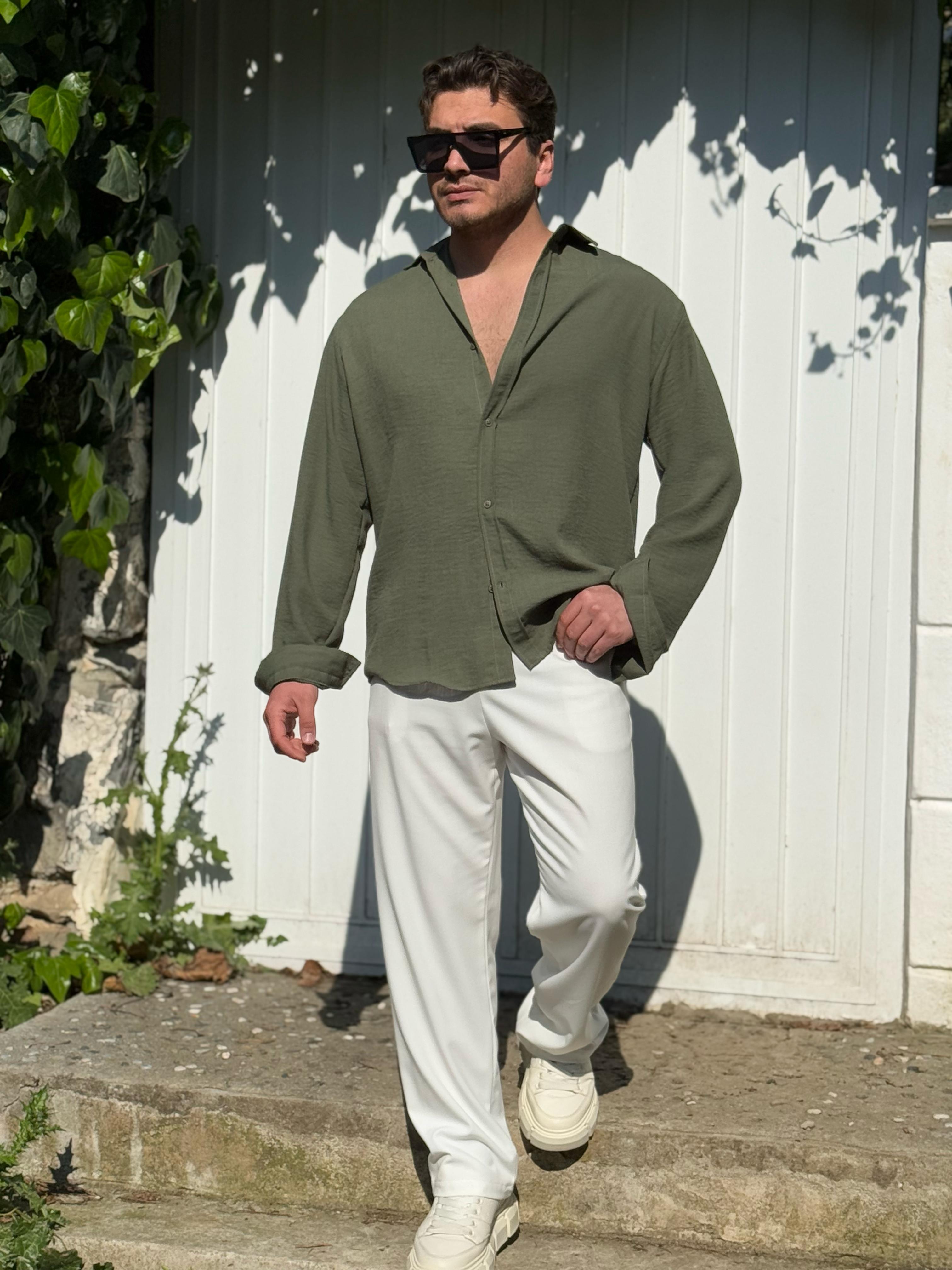 Oversize Göbiş Gömlek 
