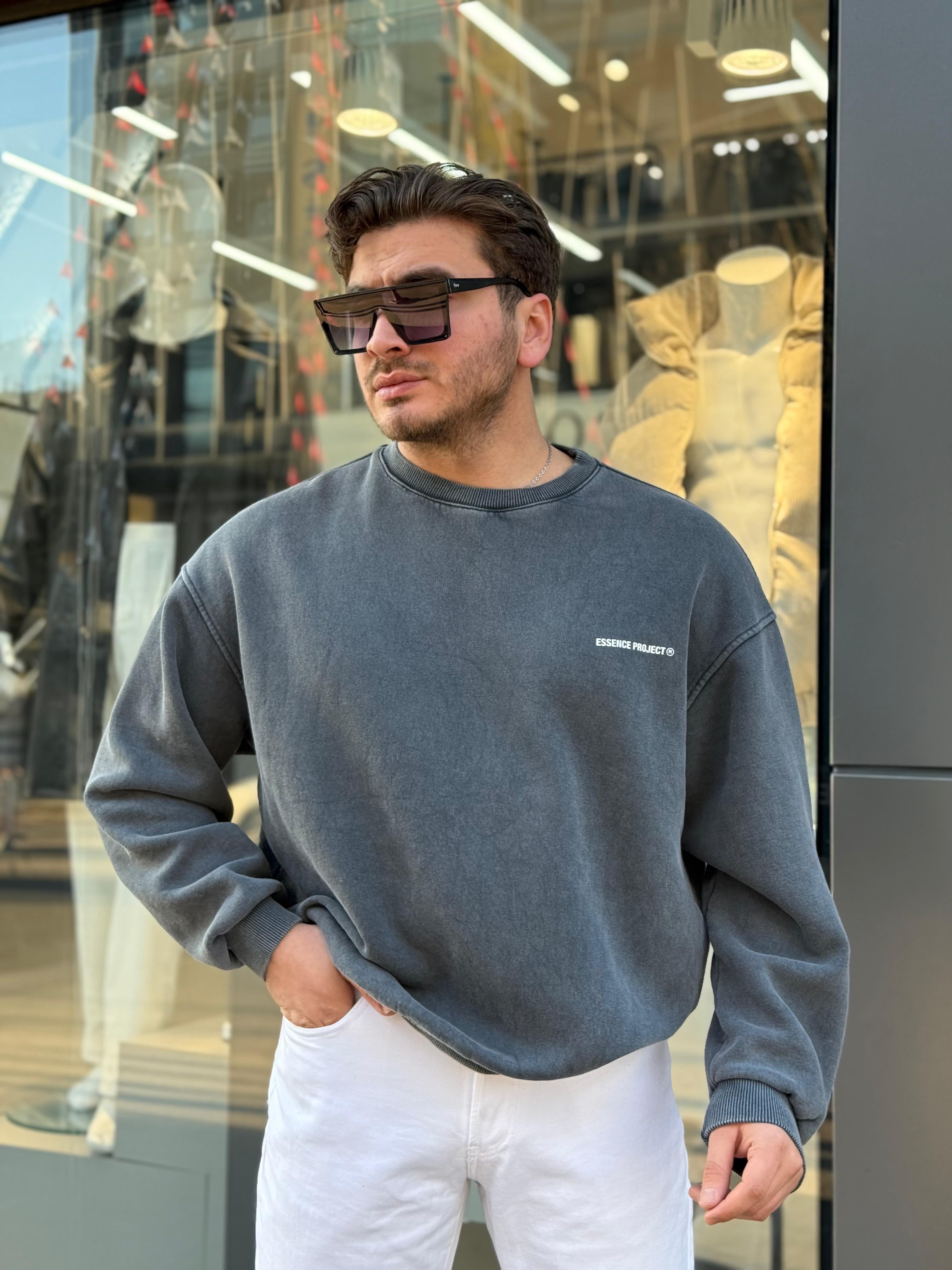 Baskılı Oversize Sweat