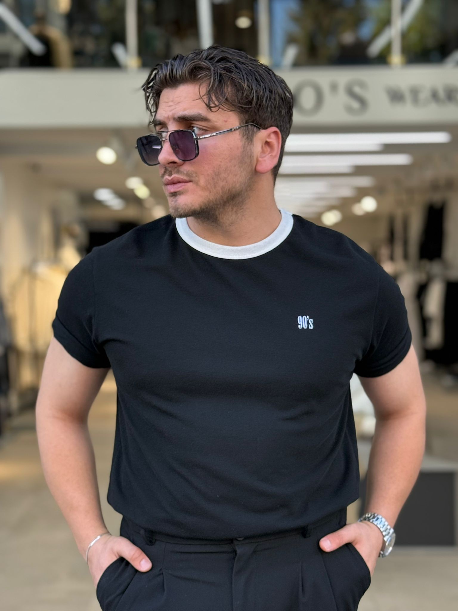 Baskılı Yarım Oversize Tshirt