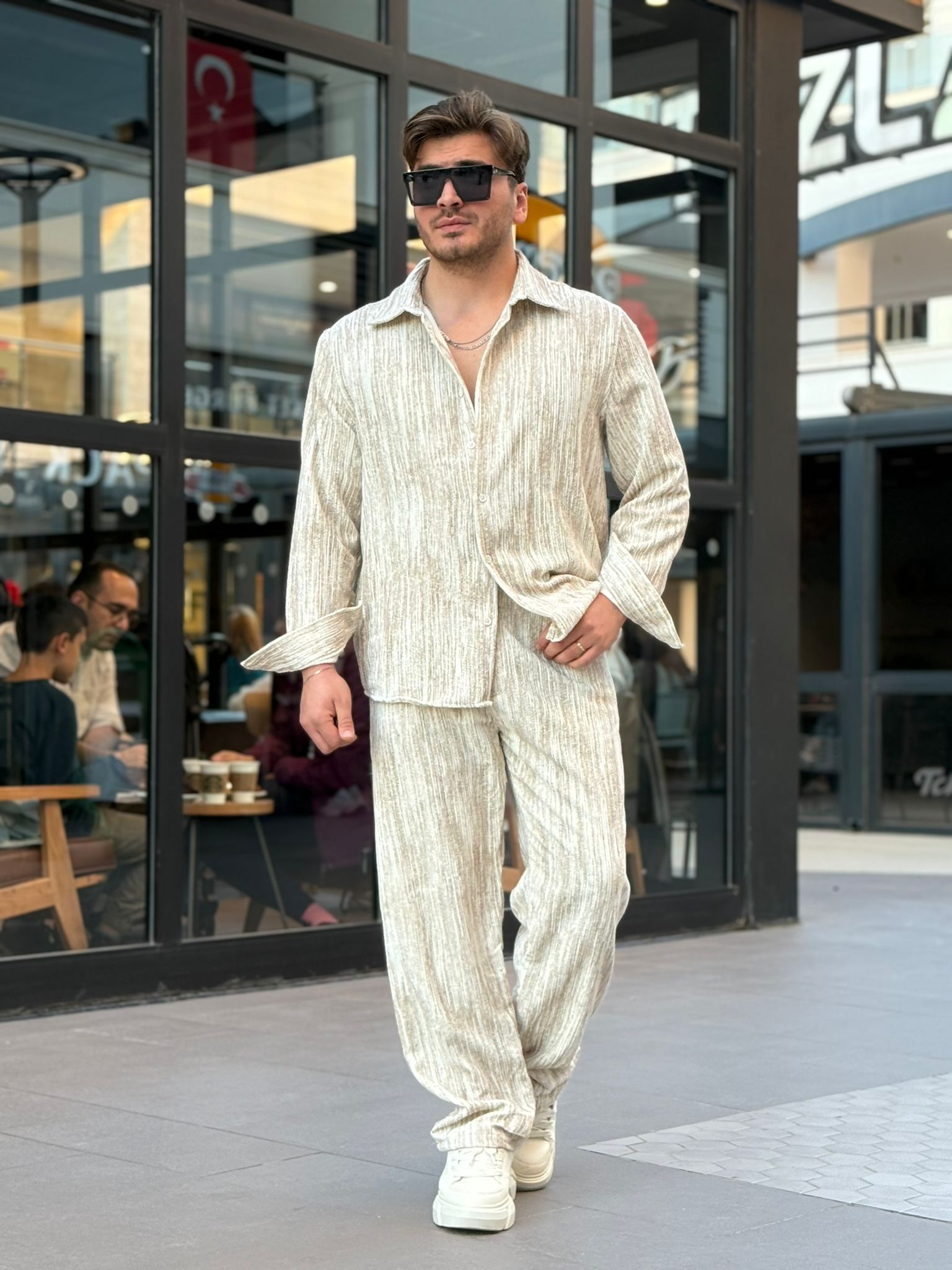 Kadife Takım - krem