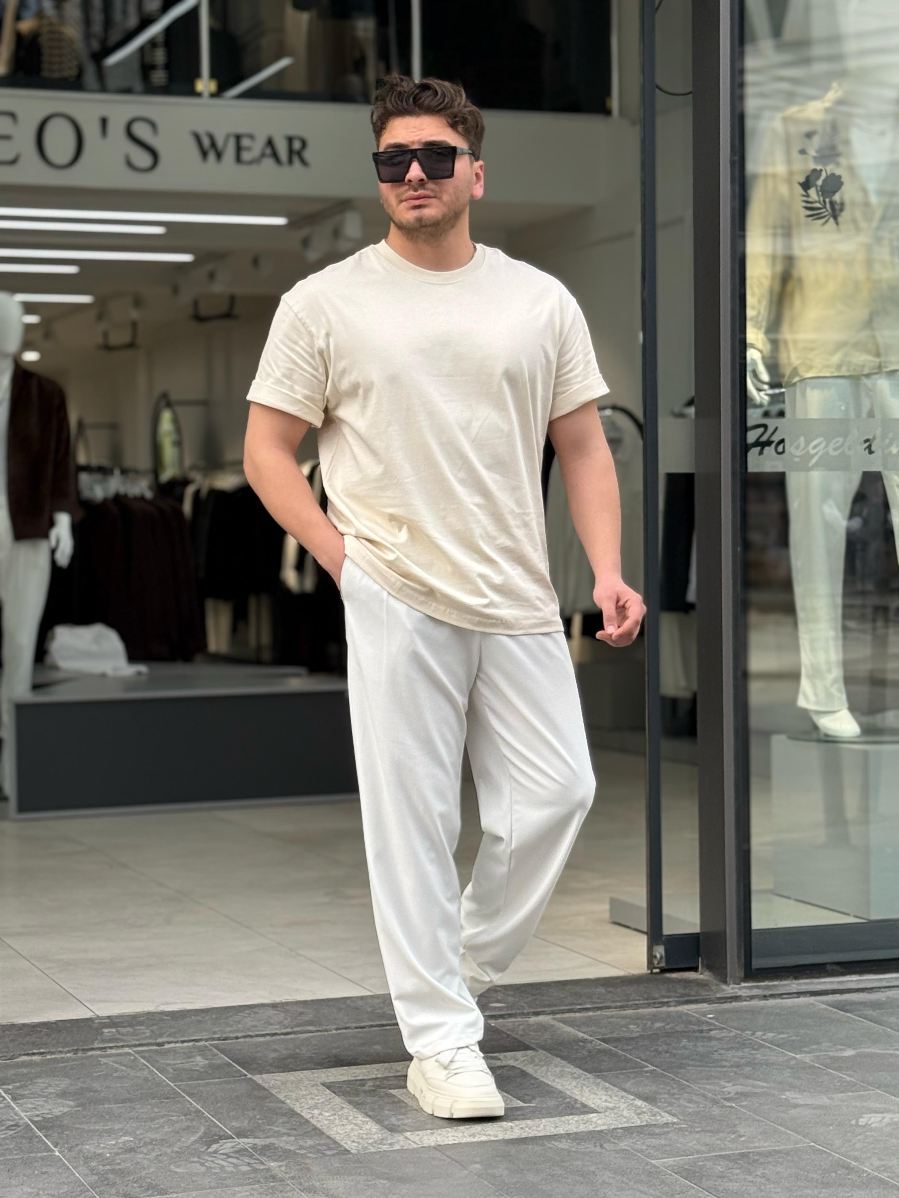 Oversize Tshirt - krem
