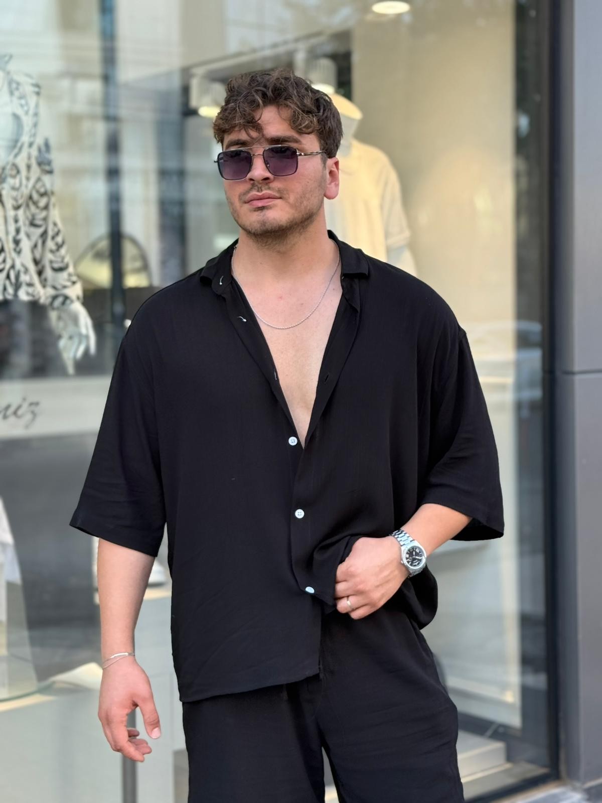 Oversize Şort Takım