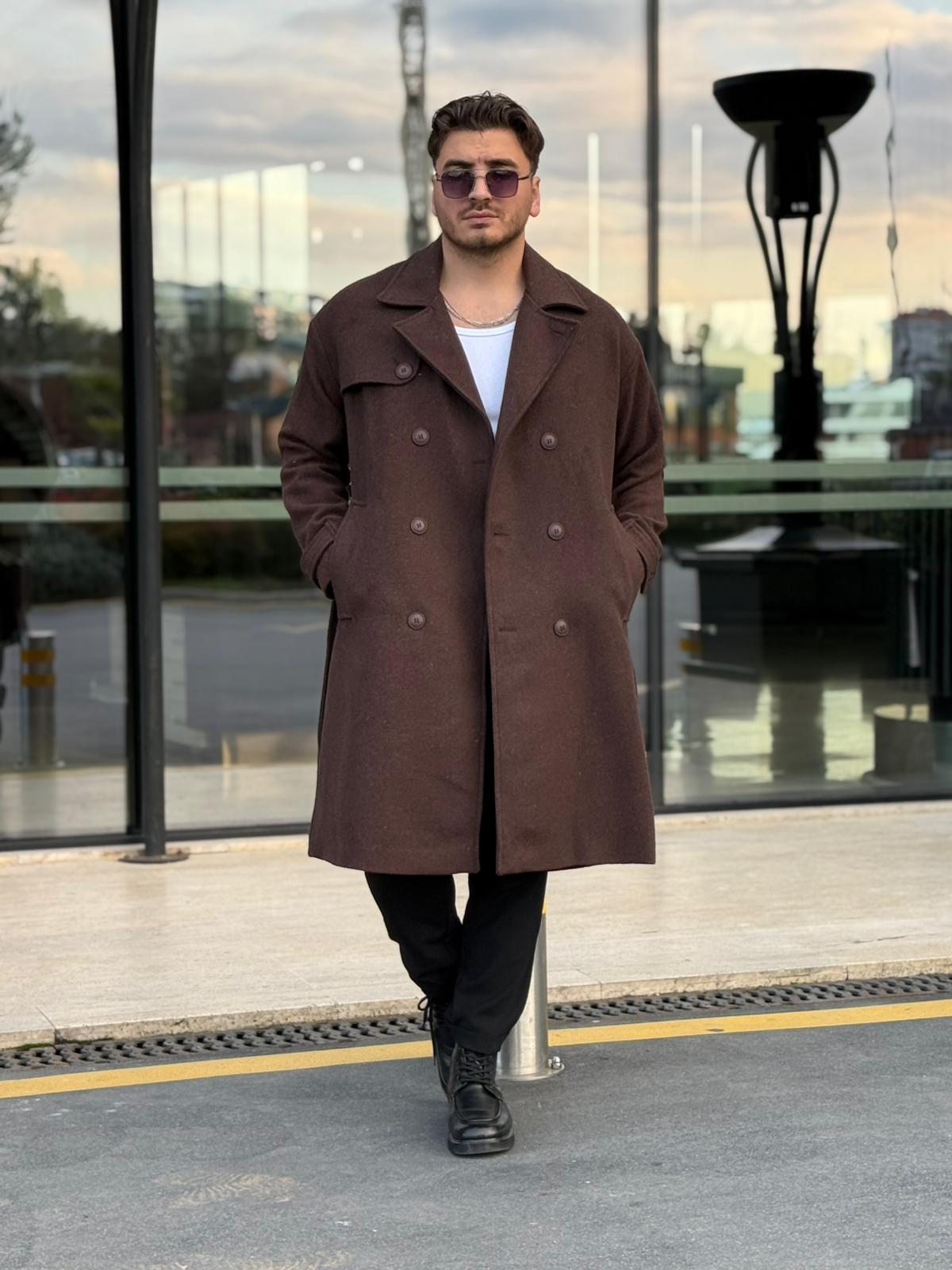 Pamuk Kumaş Kaşe kaban 