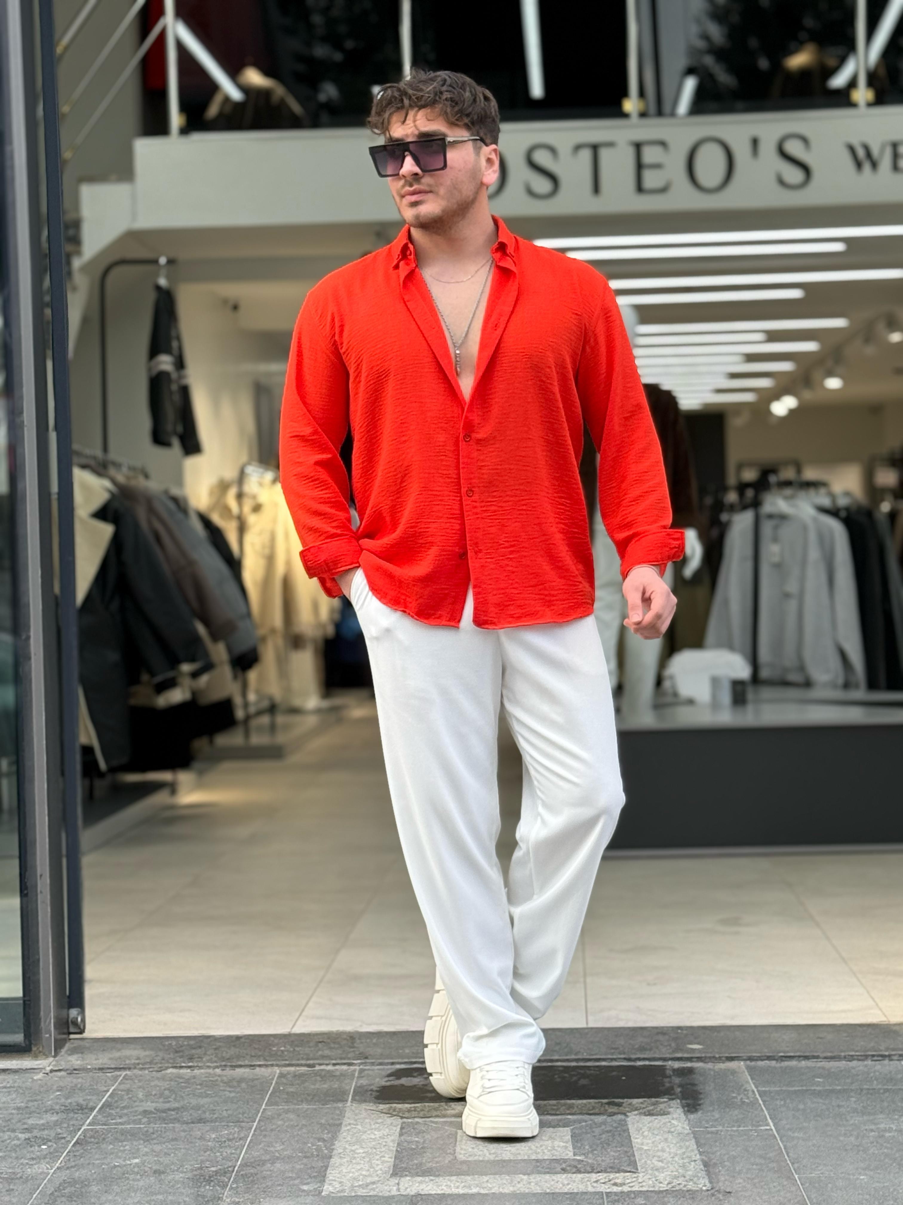 Göbiş Oversize Gömlek - bebe mavisi