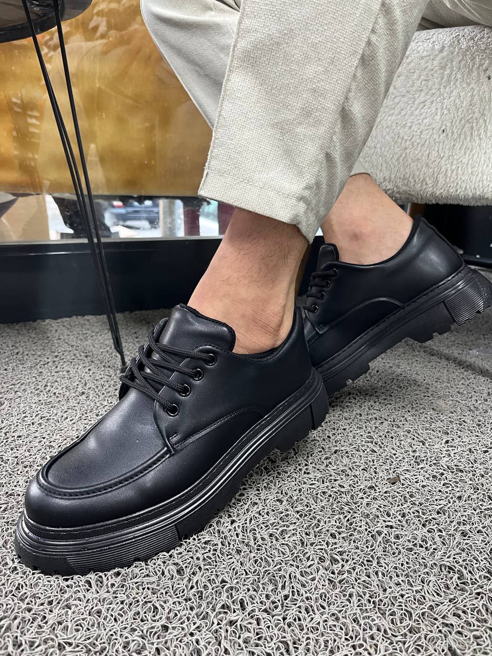 KB-X6 Kuback Kömür Cilt Günlük Erkek Ayakkabı