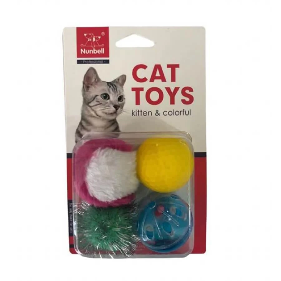 Nunbell Kedi Oyuncağı 4 Parça