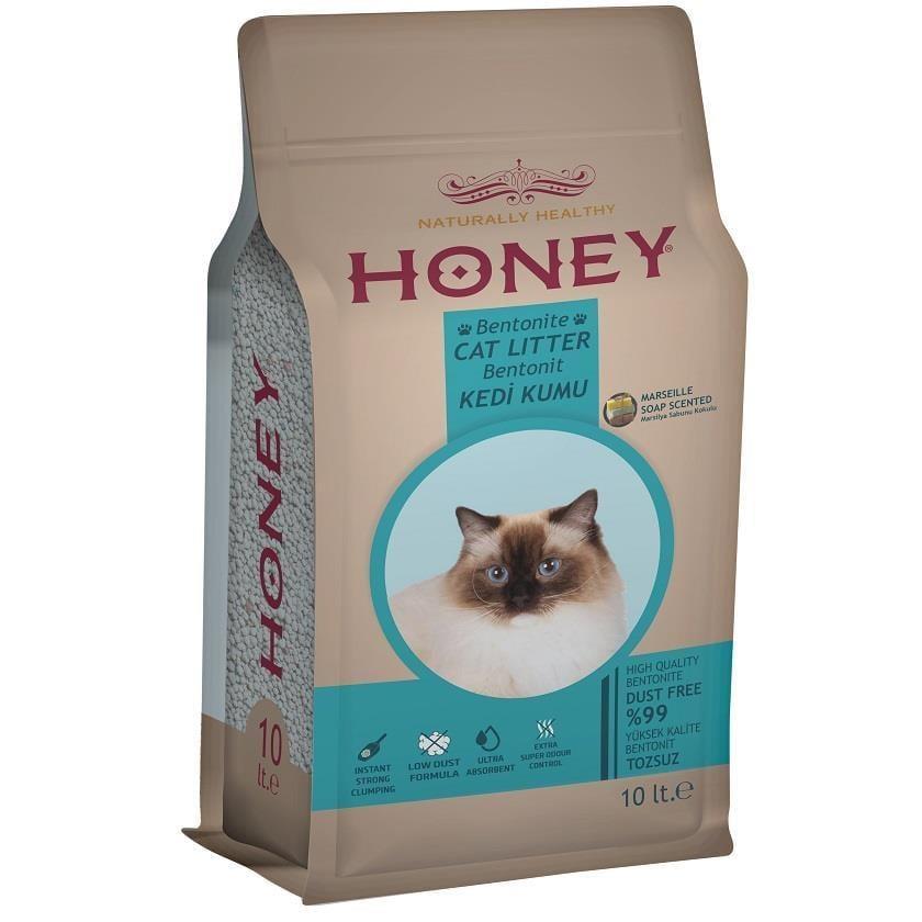 Honey Marseille Soap  Sabun Aromalı Kedi Kumu 10 LT