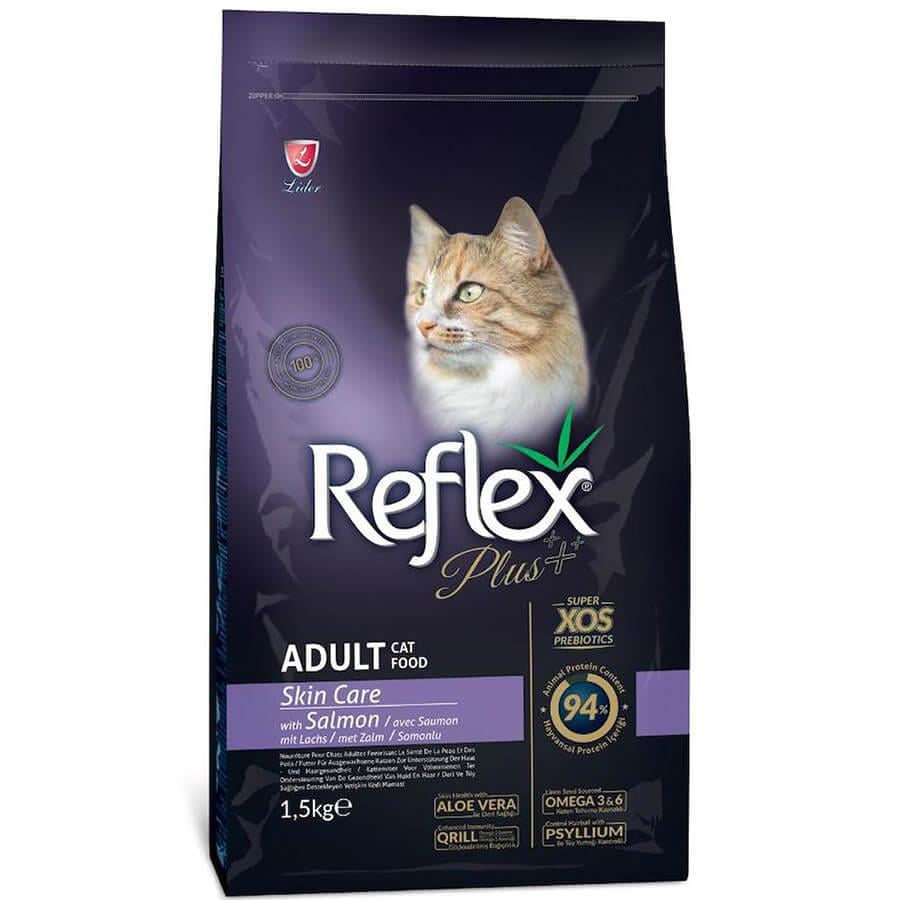 Reflex Plus Skin Care Somon Balıklı Yetişkin Kedi Maması 1,5 kg