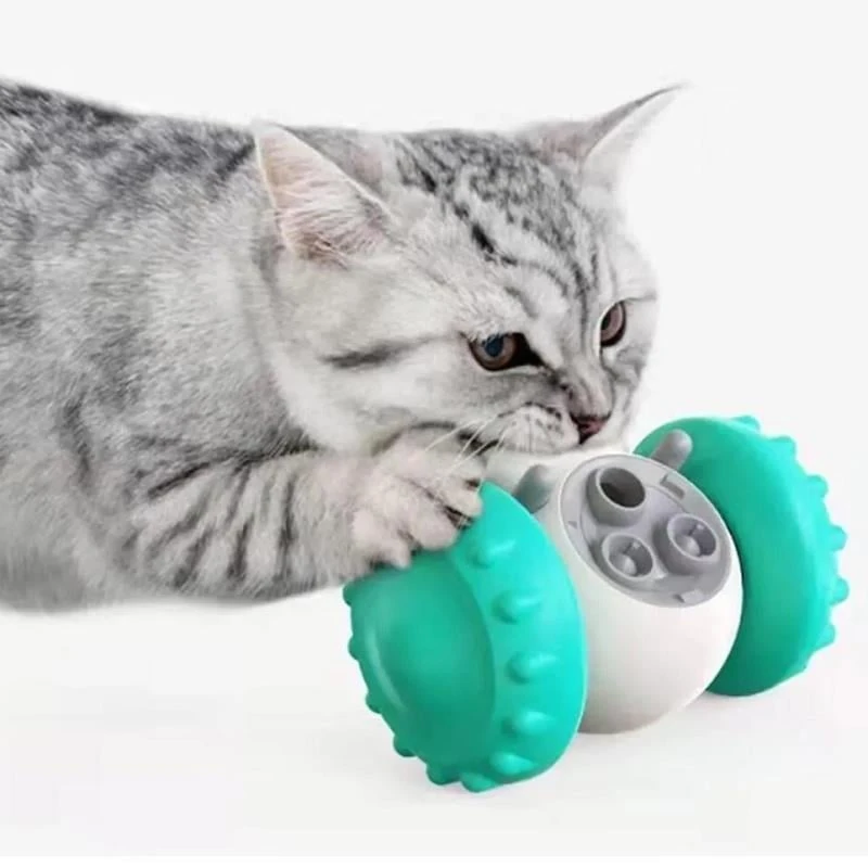 Ewox İnteraktif Kedi Ödül Dağıtım Robotu Yeşil