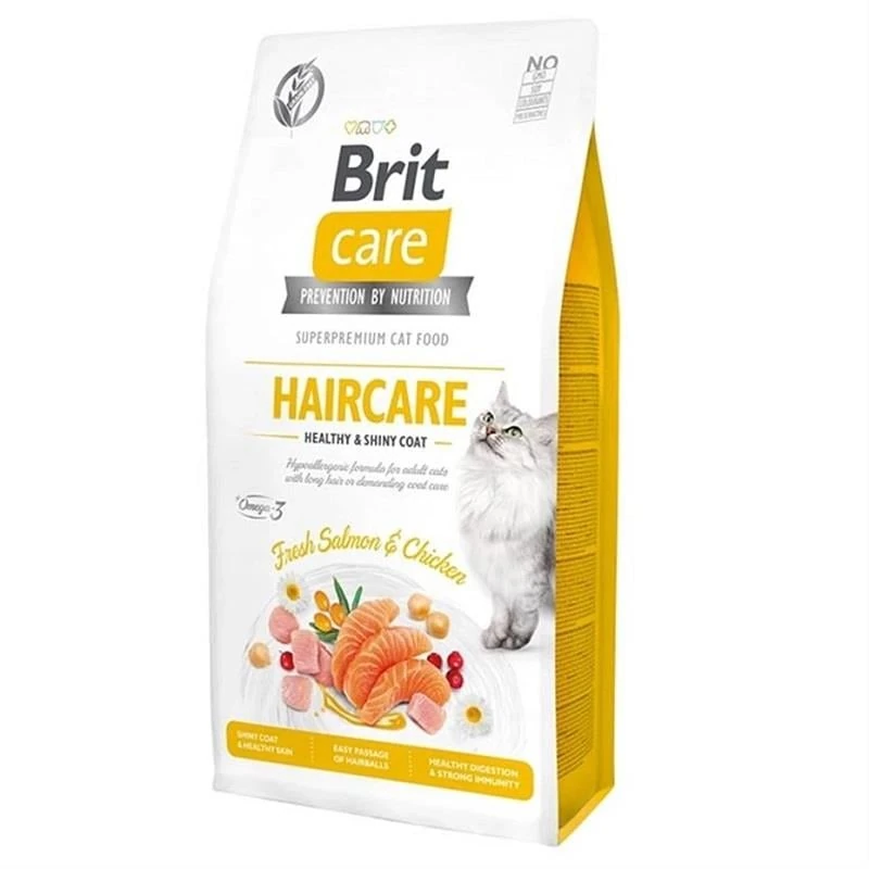 Brit Care Tahılsız Haircare Tavuklu Somonlu Kedi Maması 7 kg