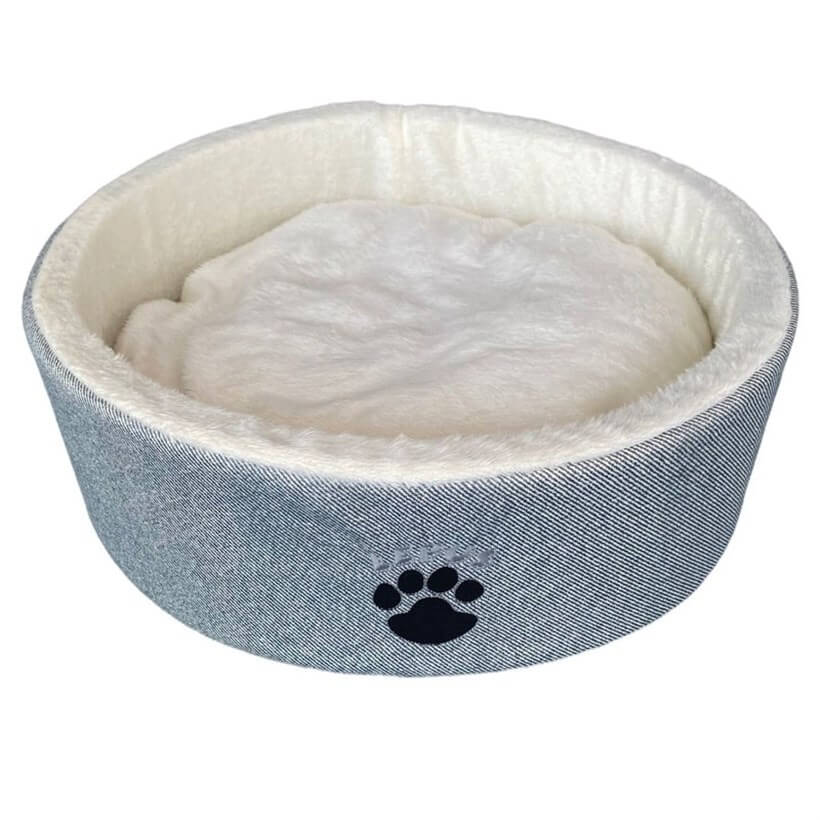 Lepus Mia Donut Kedi ve Küçük Köpek Yatağı Gri 50 cm