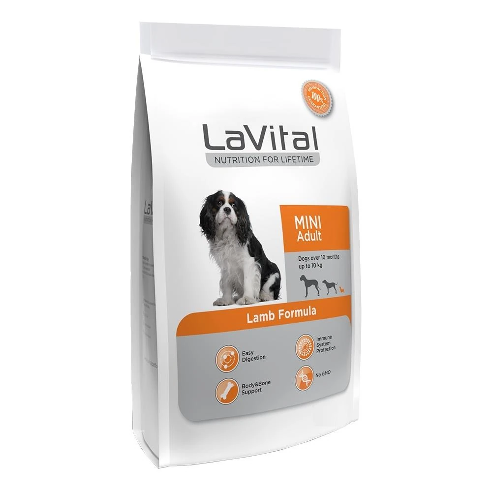 LaVital Kuzulu Küçük Irk Yetişkin Köpek Maması 6kg + 1kg HEDİYE!