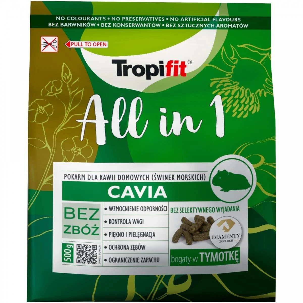 Tropifit All in 1 Cavia Kemirgen Yemi 500 Gr