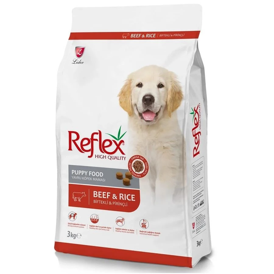 Reflex Biftekli Yavru Kuru Köpek Maması 3 Kg