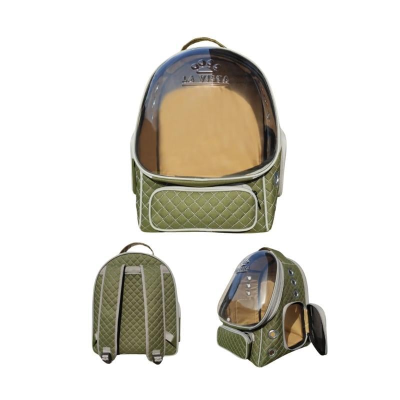 Lavista Dalton Lüx Kedi Köpek Taşıma Çantası Haki