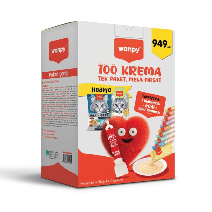 Wanpy 100'lü Mega Avantaj Krema Paketi