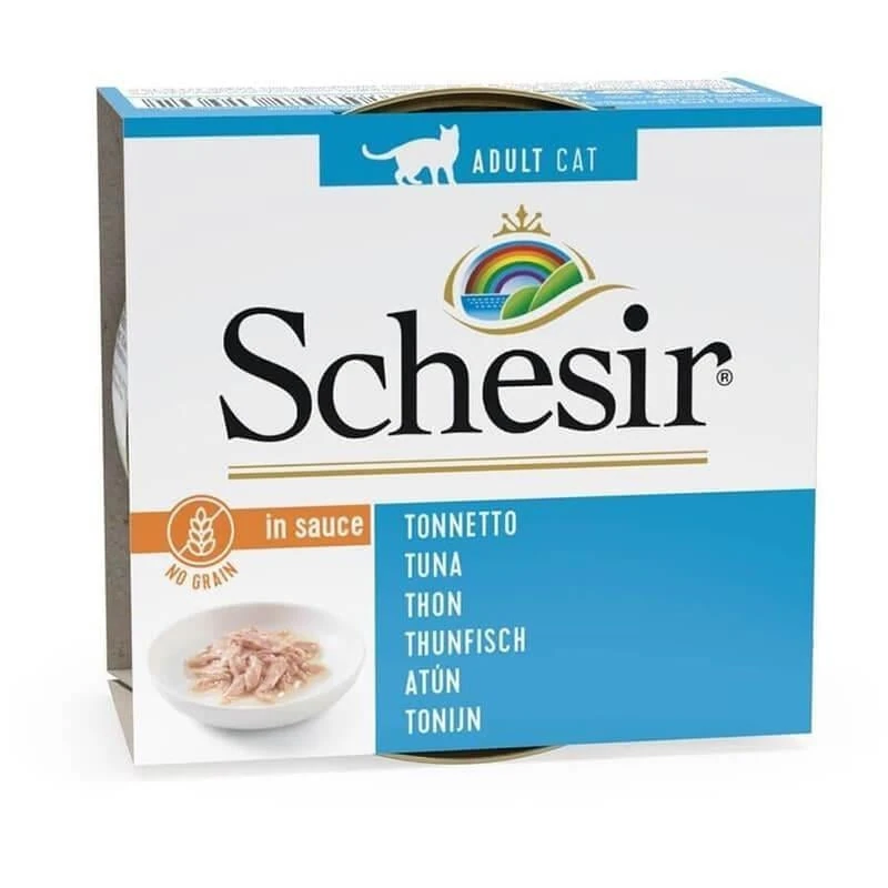 Schesir Broth Ton Balığı Et Suyunda Yetişkin Kedi Konservesi 70g