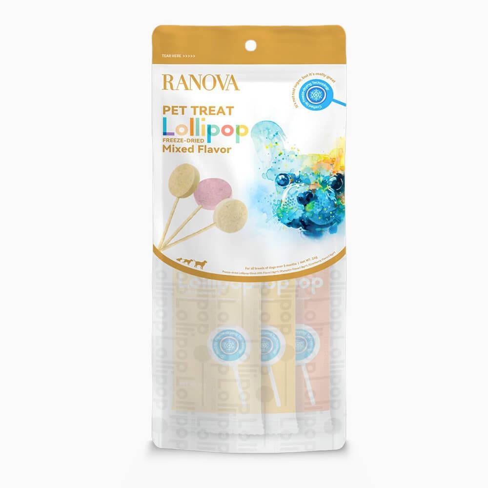 Ranova Köpekler için Karışık Lezzetli Lolipop 8g 3 Lü