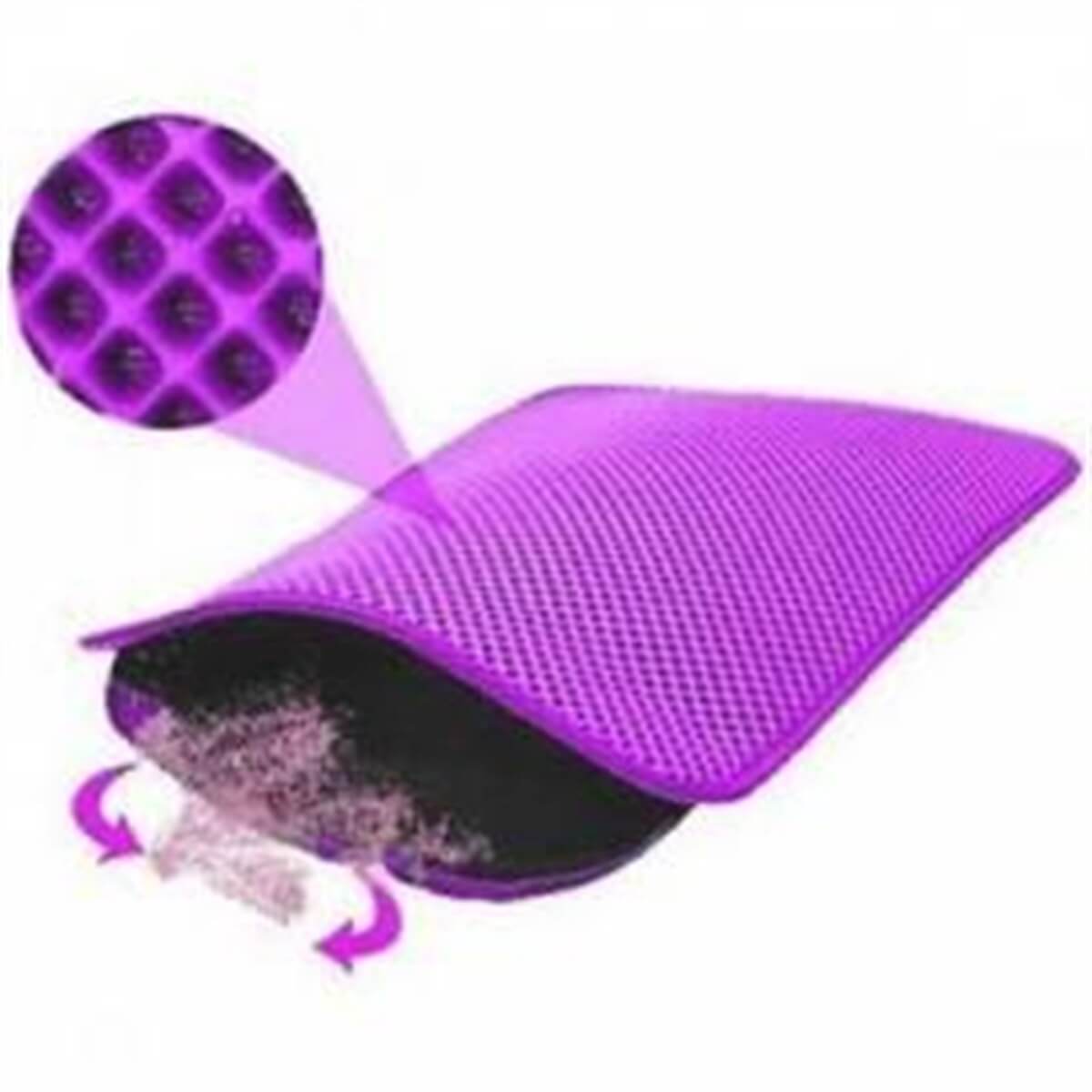 Pet Pretty Elekli Kedi Tuvalet Önü Paspası 60 x 45 cm MOR