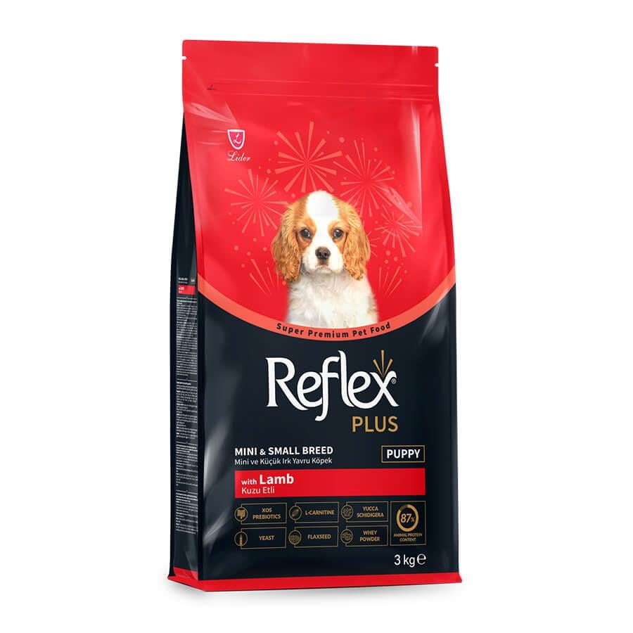 Reflex Plus Hipoalerjenik Kuzulu Küçük Irk Yavru Köpek Maması 3kg