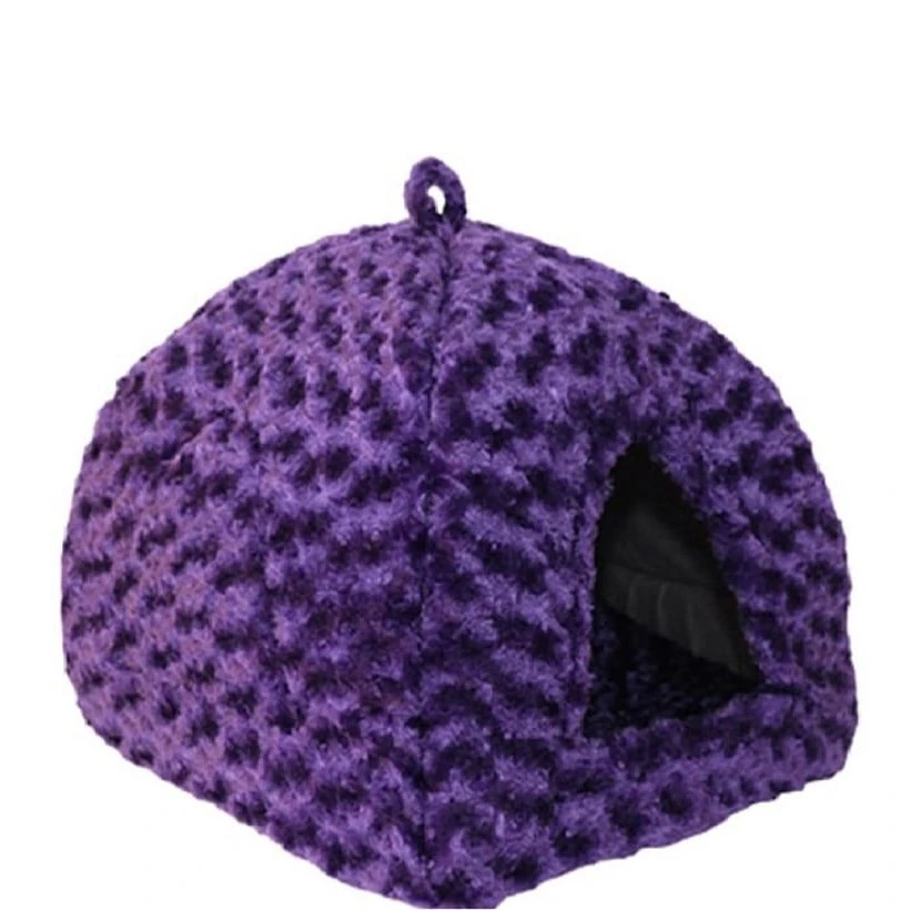Pet Pretty Peluş Piramit Kedi Yatağı Mor 45 x 45 Cm