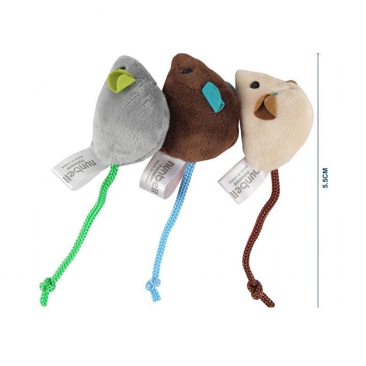 Nunbell Renkli Fare 3'lü