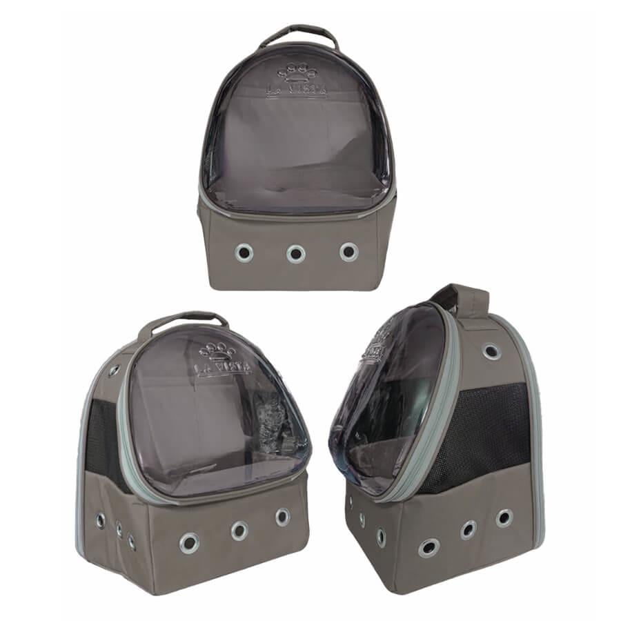 Lavista Dalton Fix Kedi Köpek Taşıma Çantası Füme