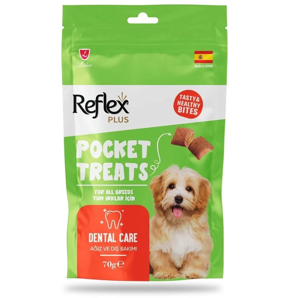 Reflex Pocket Treats Dental Köpek Ödül Maması 70gr
