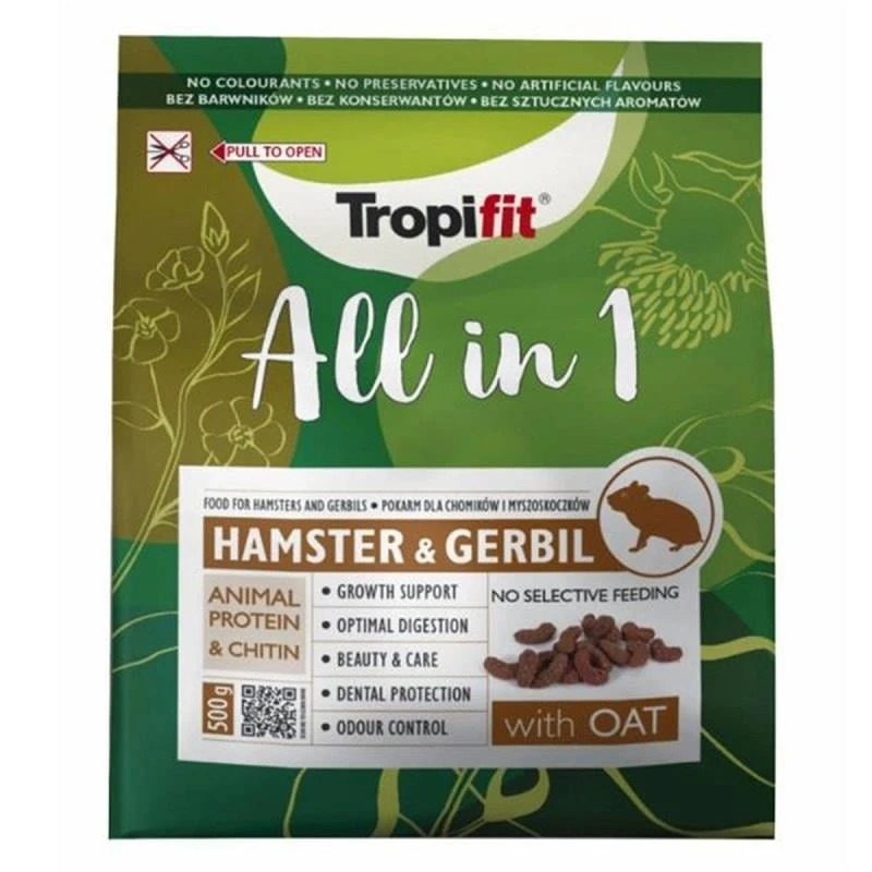 Tropifit All in 1 Hamster Yemi 500 Gr