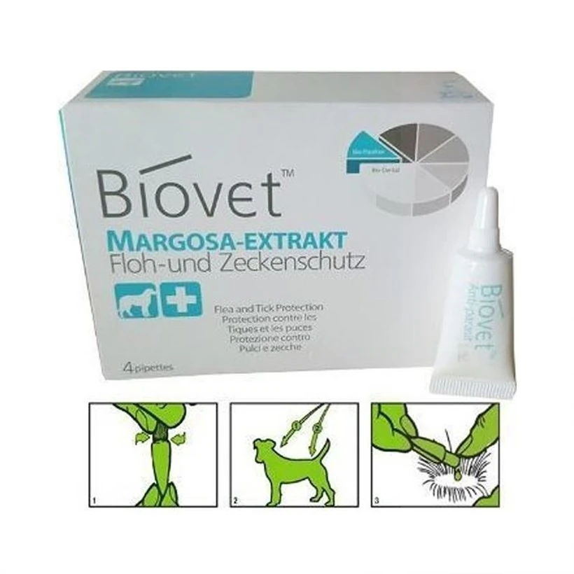 Bioline Bitkisel Küçük Irk Köpek Deri Damlası  4 Lü