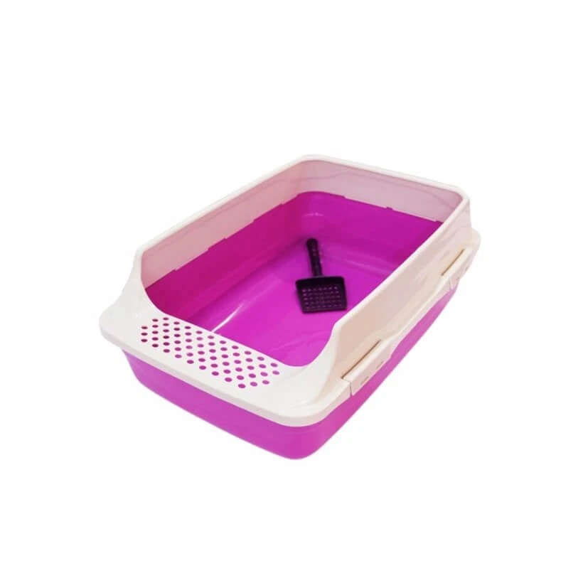 Petstyle Kitty Büyük Kedi Tuvalet Kabı Pembe