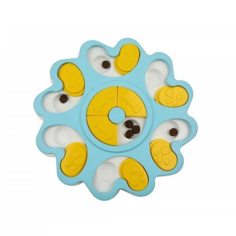 Ewox Papatya Bulmaca Köpek Zeka Oyuncağı Mavi