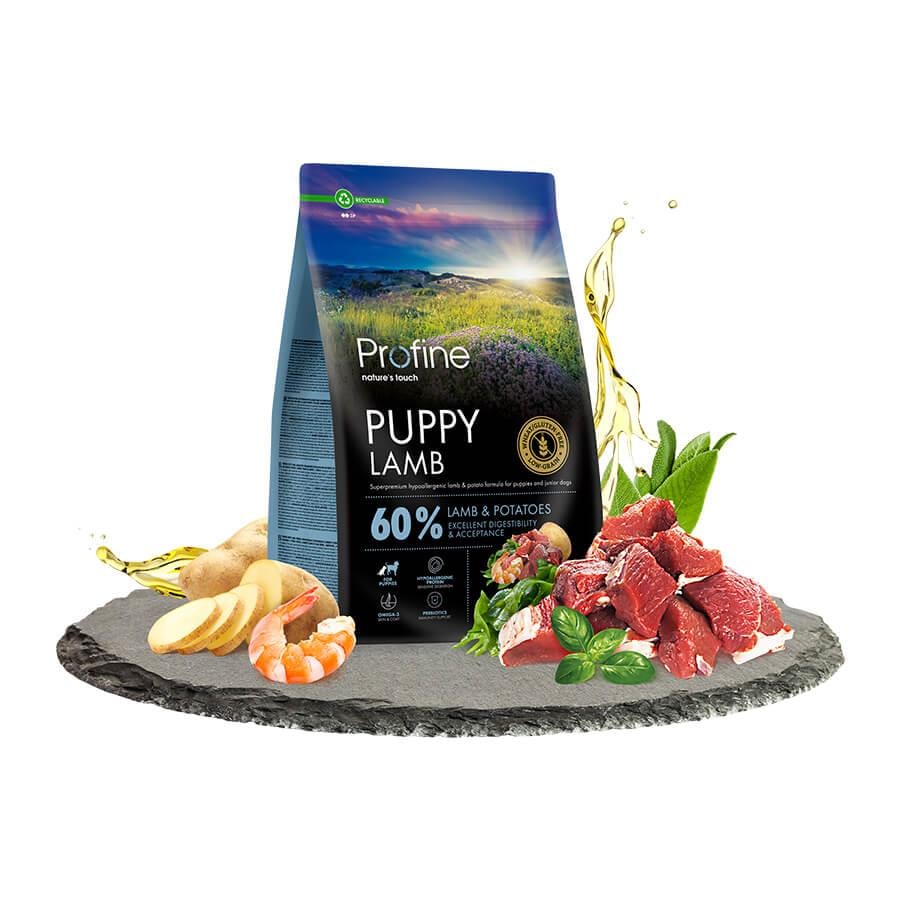 Profine Yavru Köpekler için Glutensiz Kuzulu Mama 3 kg