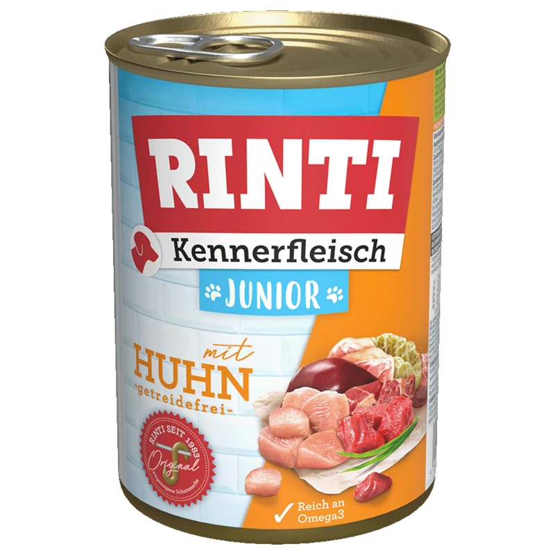 Rinti Tavuk Etli Yavru Köpek Konserve Maması 400 Gr