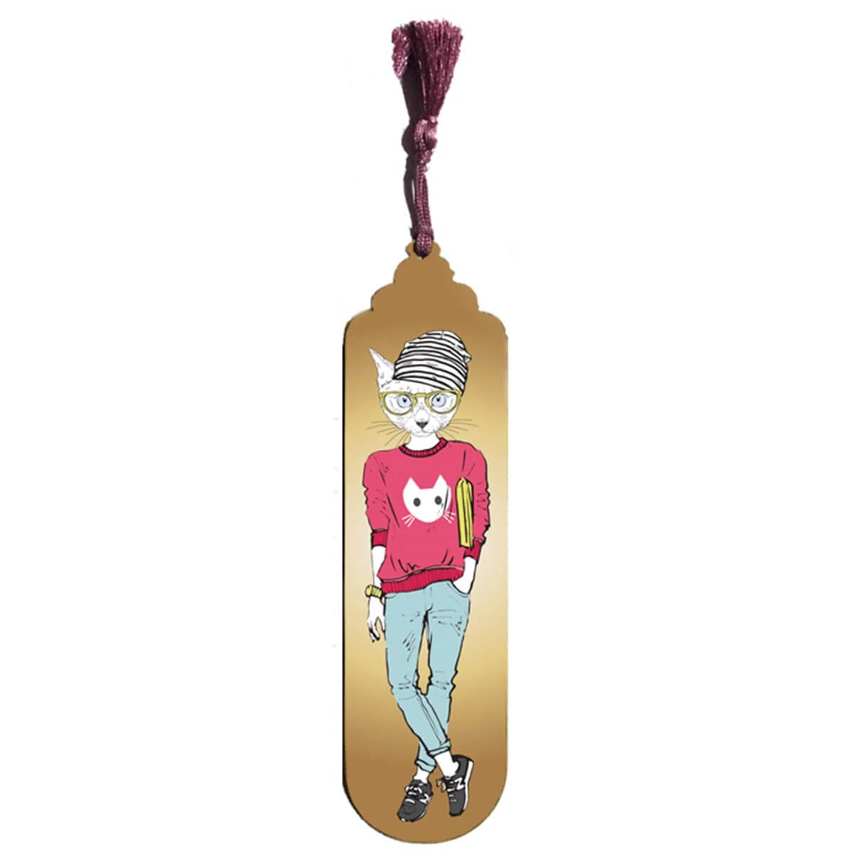 Petdesign City Cat Metal Kitap Ayracı 4 lü