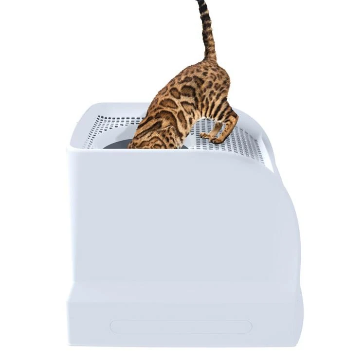 Imac Frida Çekmeceli Kedi Tuvaleti Baby Blue