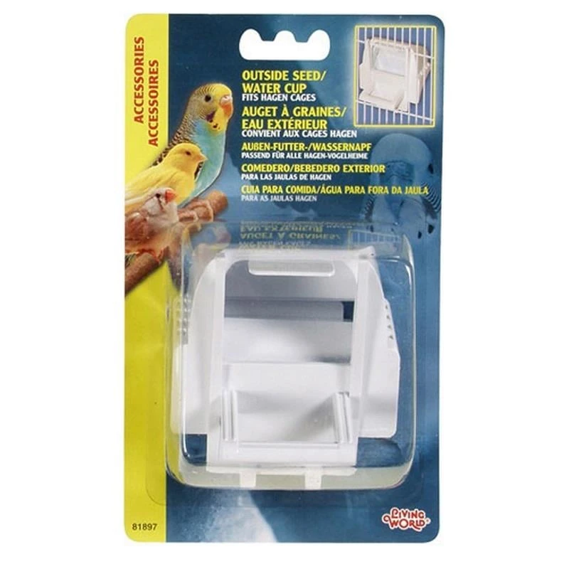 Living World Plastik Yem Kabı