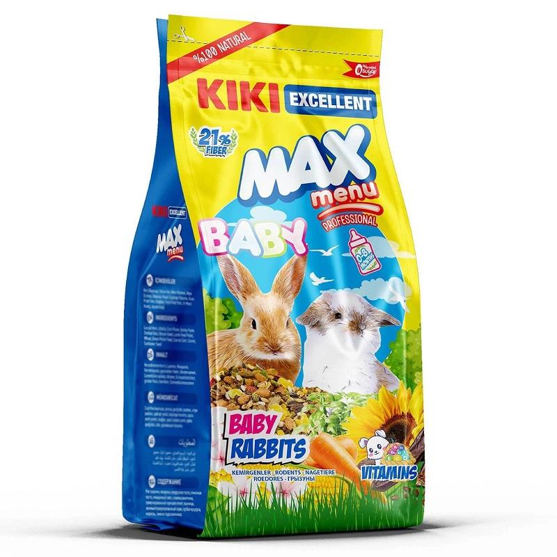 Kiki Excellent Baby Rabbits Yavru Tavşan Yemi 500 gr.