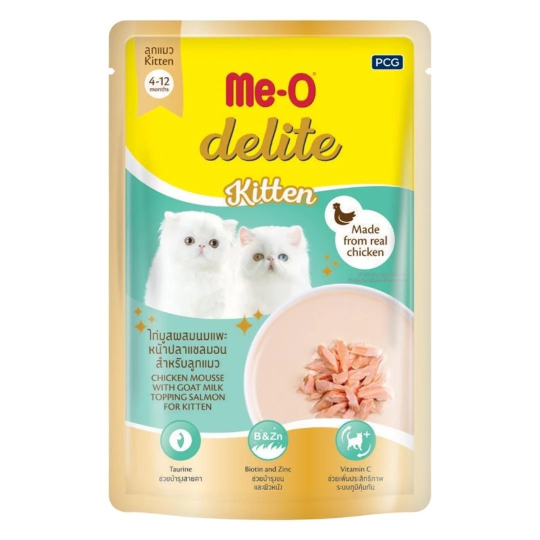 Me-O Delite Pouch Kitten Tavuklu Yavru Kedi Konservesi 70gr