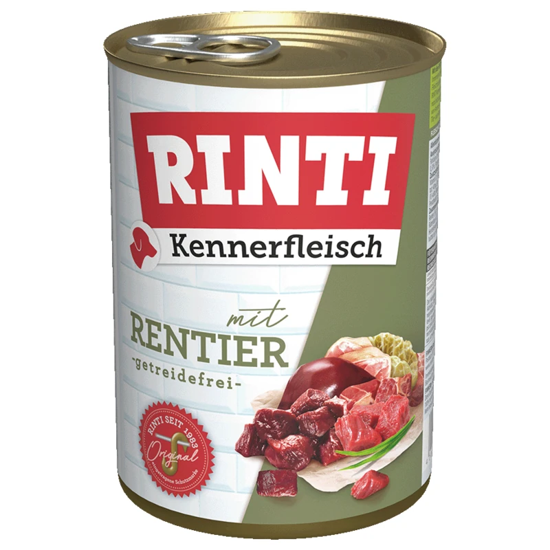 Rinti Geyik Etli Köpek Konserve Maması 400 Gr