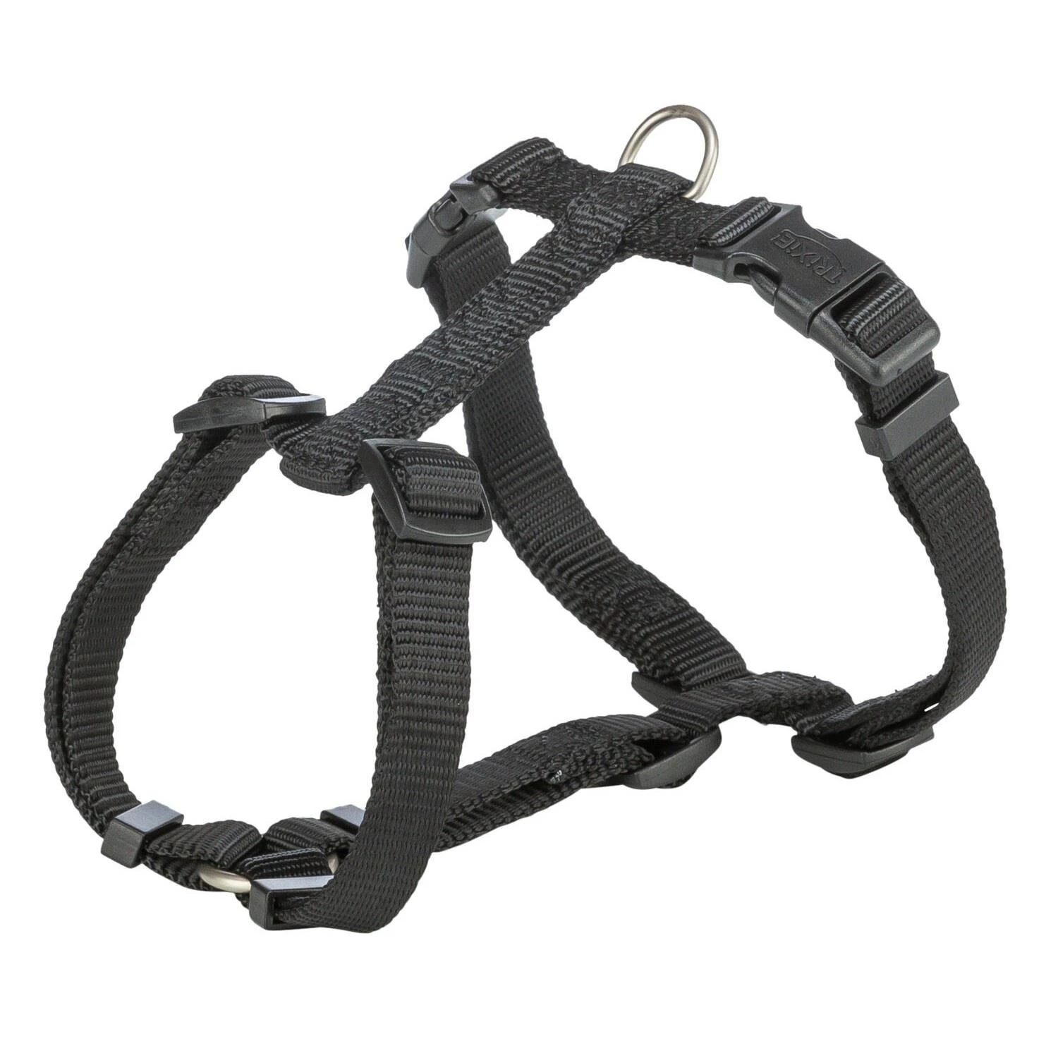 Trixie Premium Köpek H Tipi Göğüs Tasması M/L :52/75 Cm/20 mm Siyah