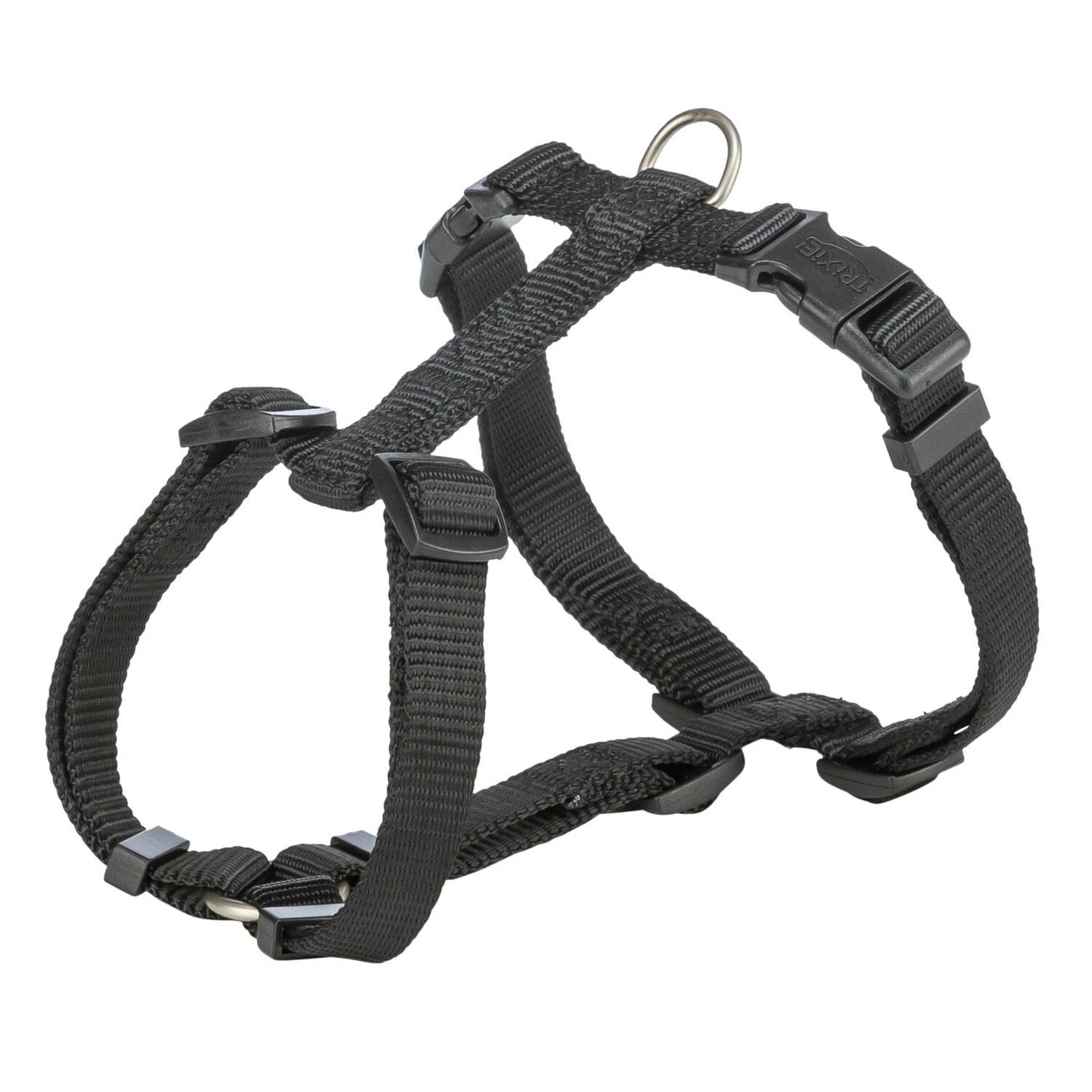Trixie Premium Köpek H Tipi Göğüs Tasması L/XL :75/120 Cm/25 mm Siyah