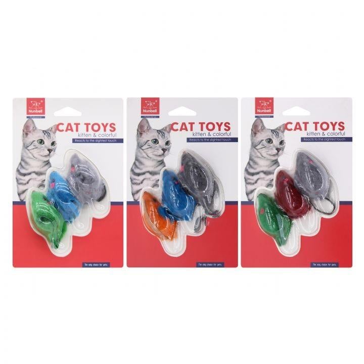 Nunbell Tüylü Fare Üçlü