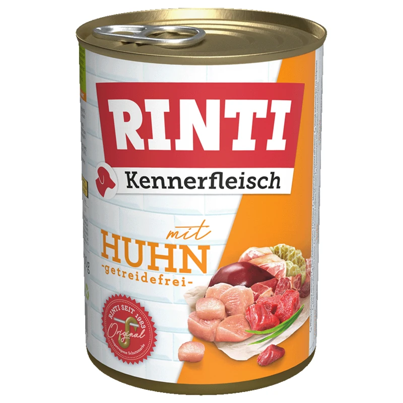 Rinti Gurme Tavuk Etli Köpek Konserve Maması 400 Gr