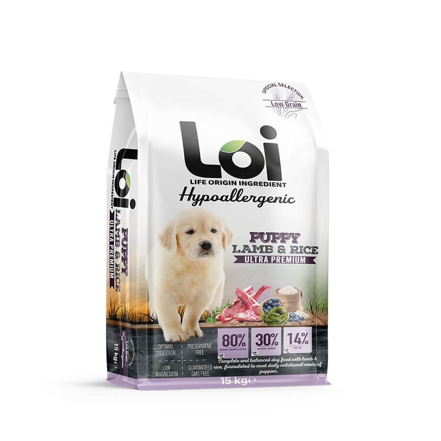 Loi Kuzulu Pirinçli Yavru Köpek Maması 15 Kg