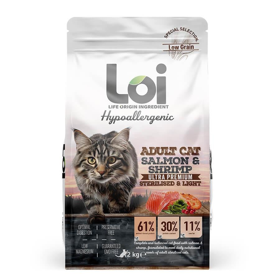 Loi Steril Somon Ve Karidesli Kısır Kedi Maması 2 Kg